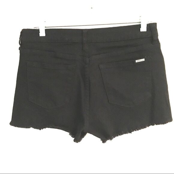 STS Blue black distressed cut off denim shorts 28 - Picture 6 of 6